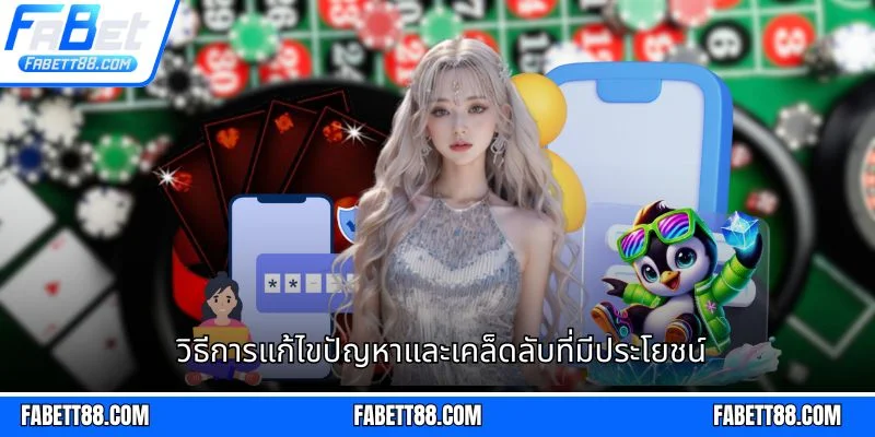 วิธีการแก้ไขปัญหาและเคล็ดลับที่มีประโยชน์